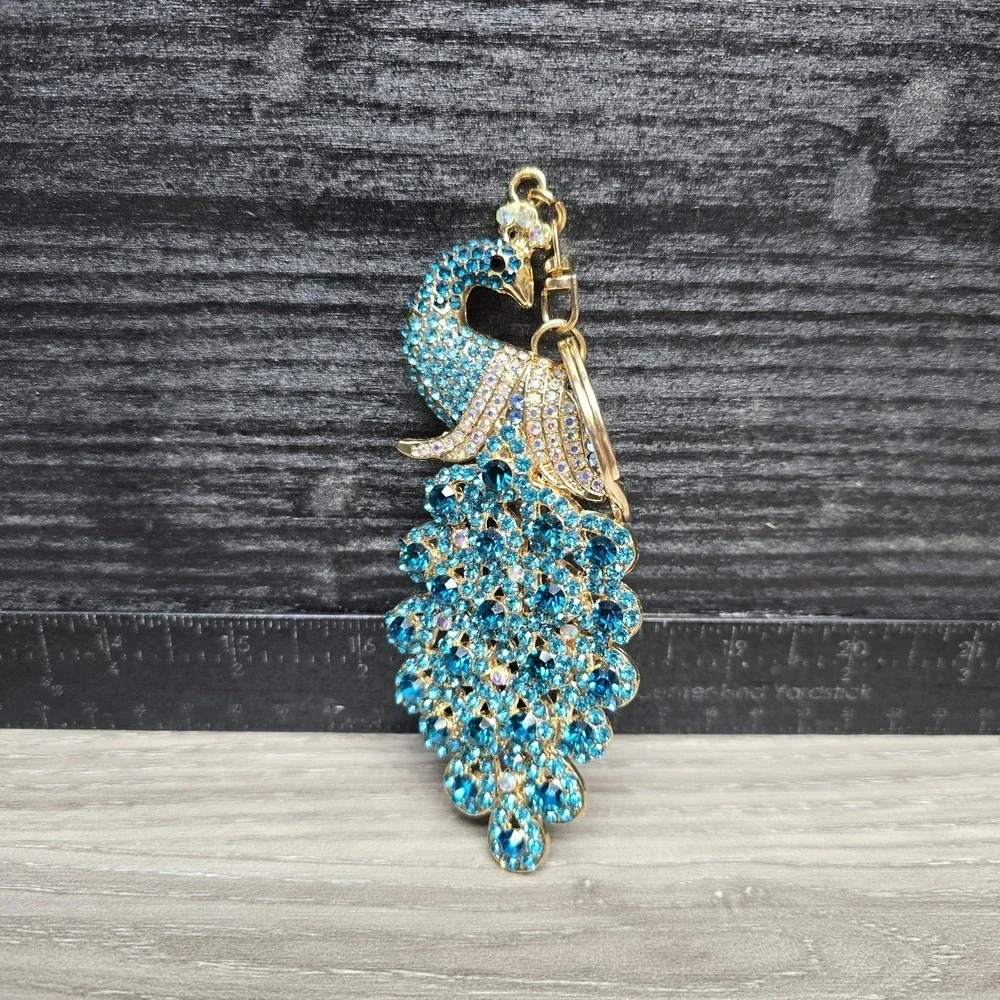 Vintage Keychain Peacock
